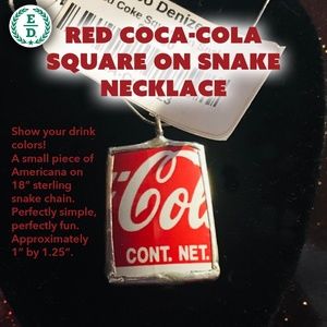 Eco Denizen Jewelry - Coca~Cola Necklace 🥤📿 🇺🇸 🥰 Eco Denizen Jewelry - Coca~Cola Necklace 🥤📿 🇺🇸 🥰